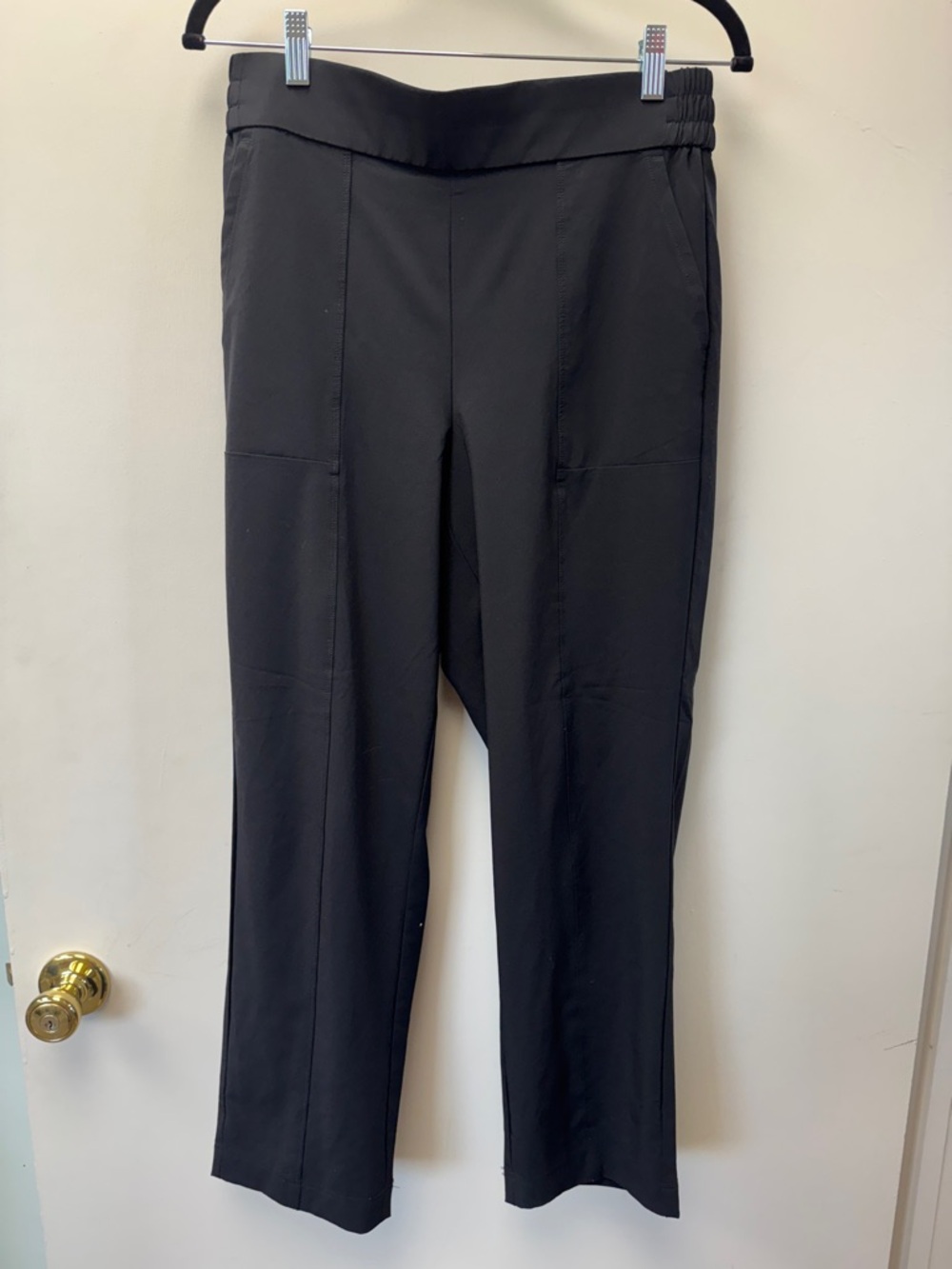 Lou & Grey Black Straight-Leg‎ Ponte Trousers
